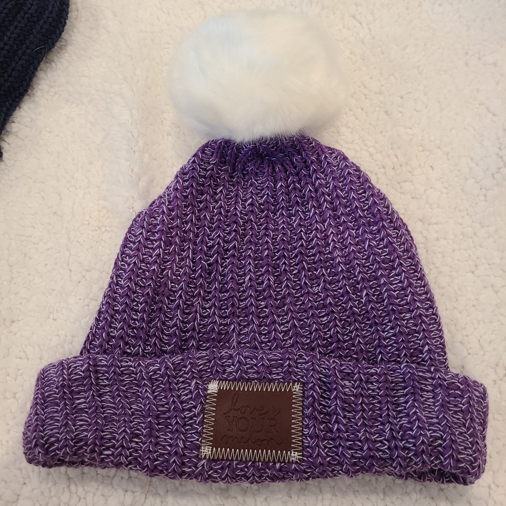 Purple Love Your Melon Beanie